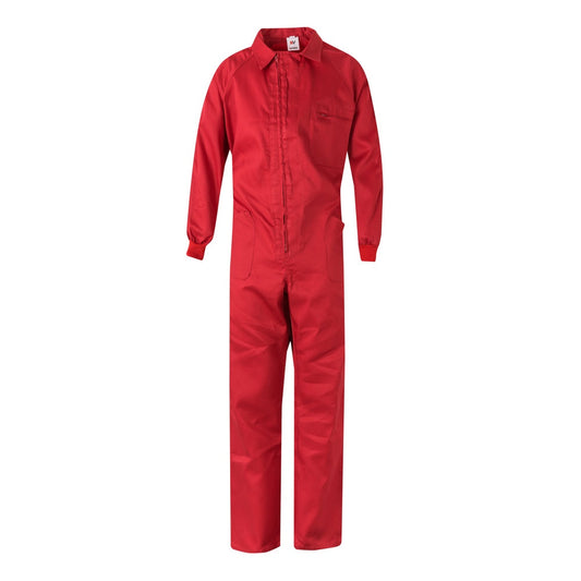 VL YAMA promotional workwear garment in red with custom logo branding