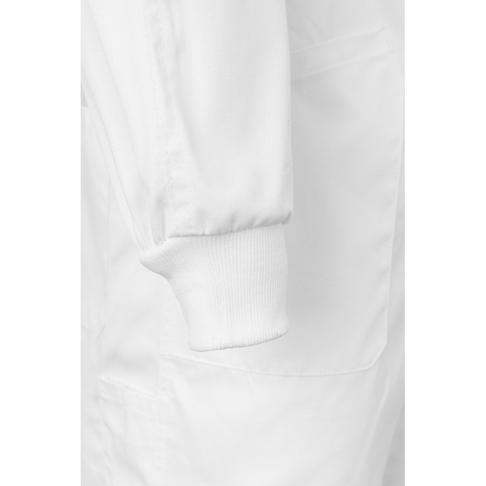 VL YAMA promotional workwear garment in white with custom logo branding