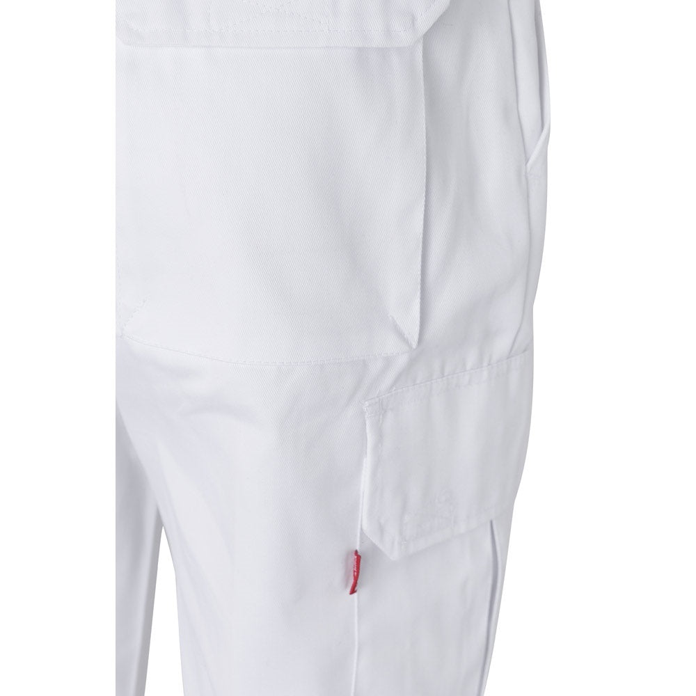 VL MABON promotional workwear garment in white with custom logo branding