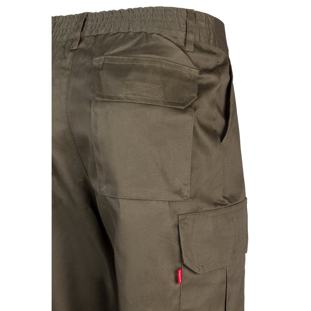 VL MABON promotional workwear garment in army green with custom logo branding