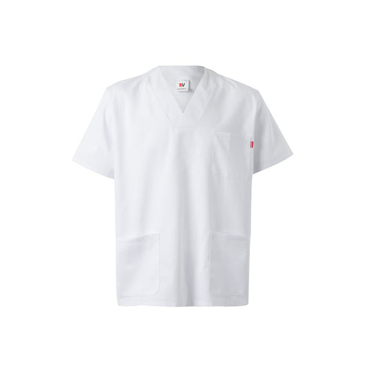 VL TLALOC promotional workwear garment in white with custom logo branding