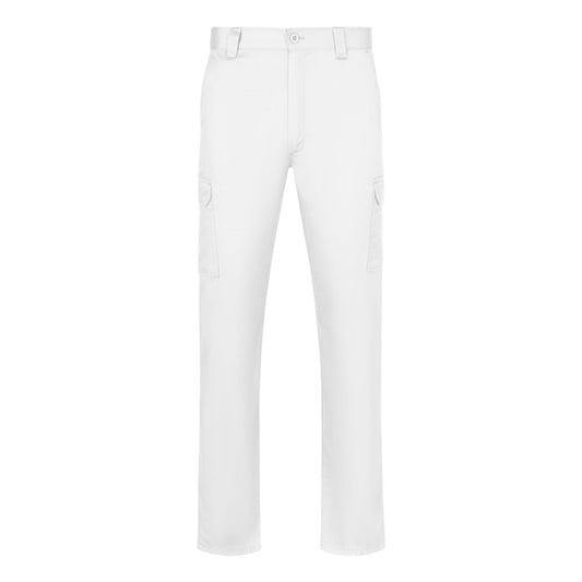 VL HERMES promotional workwear garment in white with custom logo branding
