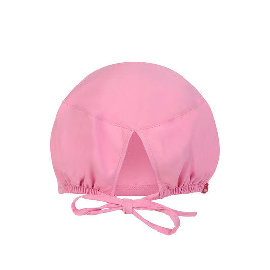 VL SAGA promotional workwear garment in pink (detail view) with custom logo branding