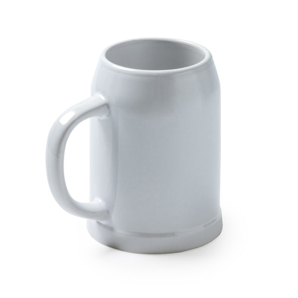 Stamina SAMUI Ceramic jar in white - promotional merchandise printed with your company logo