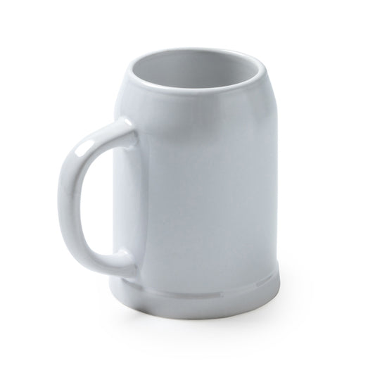 Stamina SAMUI Ceramic jar in white - promotional merchandise printed with your company logo