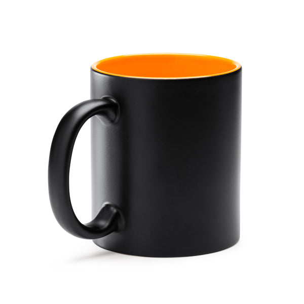 Stamina MACHA Ceramic mug 350 ml in yellow - promotional merchandise printed with your company logo