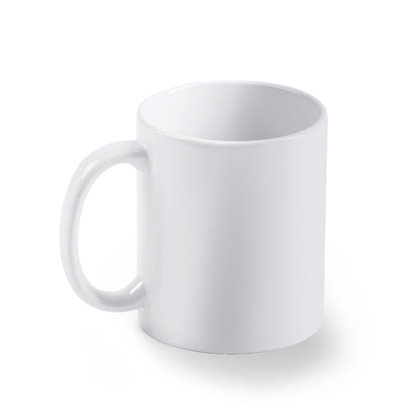 Stamina LIMA ml ceramic mug 350 ml in white - promotional merchandise printed with your company logo