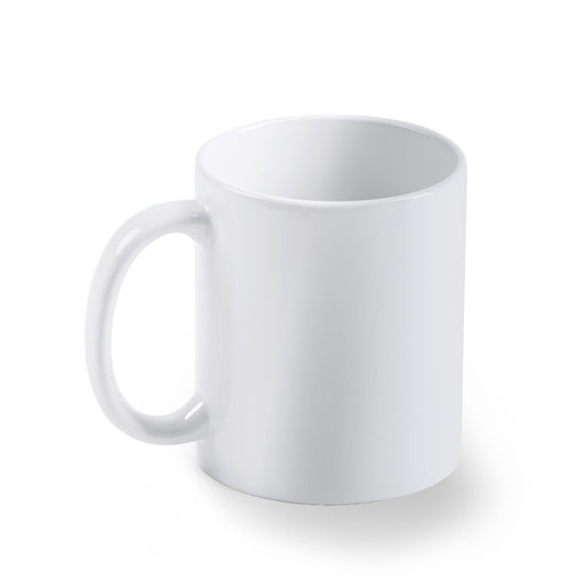 Stamina LIMA ml ceramic mug 350 ml in white - promotional merchandise printed with your company logo