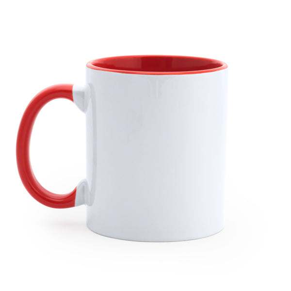 Stamina MANGO Special 350ml ceramic sublimation mug 350 ml in white/black - promotional merchandise printed with your