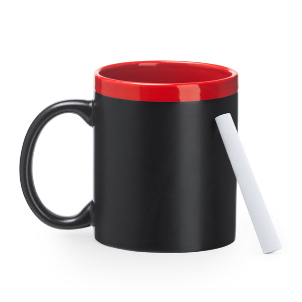 Stamina PALTA Fantastic slate mug 350 ml in white - promotional merchandise printed with your company logo