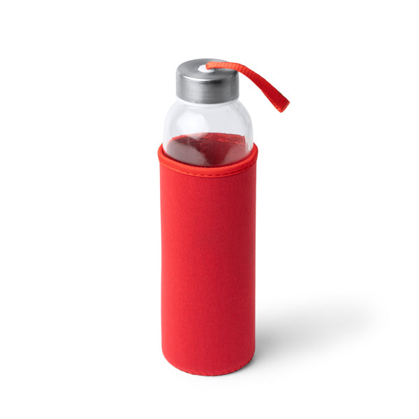Stamina CAMU Glass bottle 500 ml in white - promotional merchandise printed with your company logo