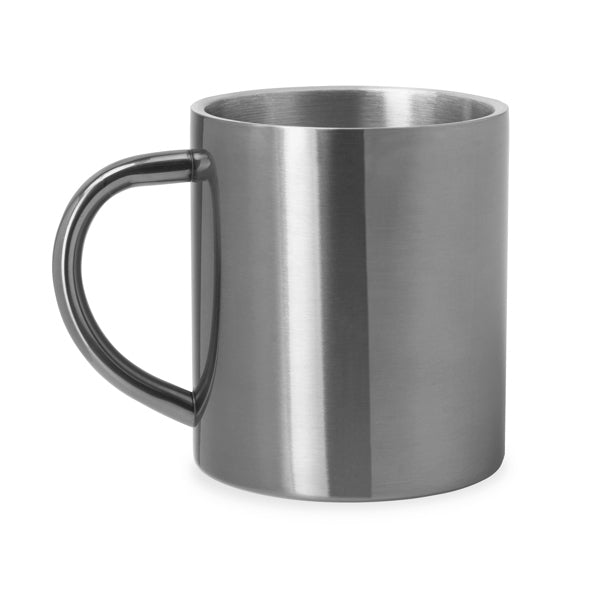 KIWAN - Metal Mug - BLACK
