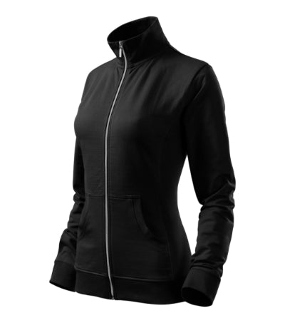 MALFINI VIVA Women's sweatshirt in black - promotional clothing printed with your company logo