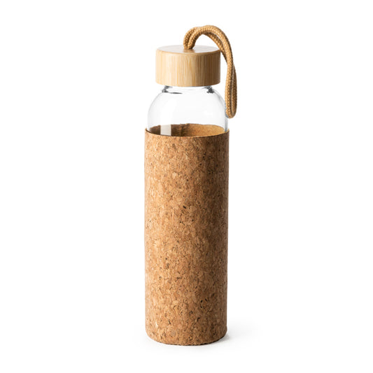 Stamina LAWAS Glass bottle 500 ml in beige - promotional merchandise printed with your company logo