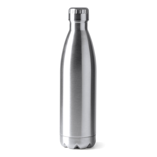 Stamina BELUGA Stainless steel thermal bottle 850 ml in silver - promotional merchandise printed with your company logo