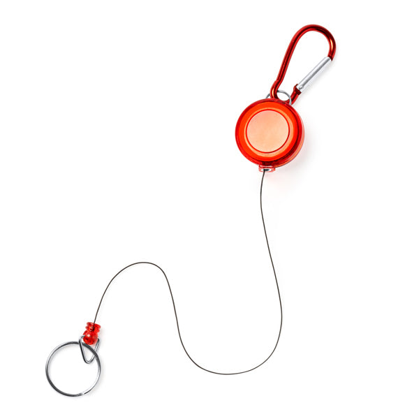 Stamina DOKI PS keyring in white - promotional merchandise printed with your company logo