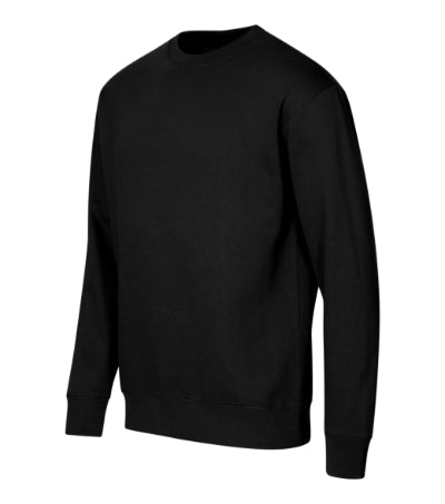 MALFINI CREW Unisex sweatshirt in black - promotional clothing printed with your company logo