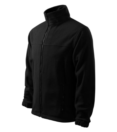 RIMECK JACKET Men's fleece in black - promotional clothing printed with your company logo