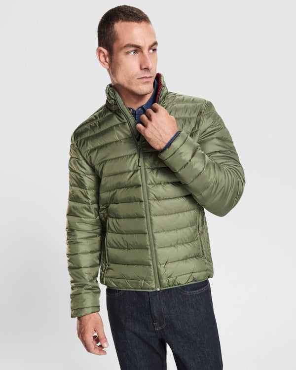 ROLY FINLAND Men's padded jacket in black - promotional clothing printed with your company logo