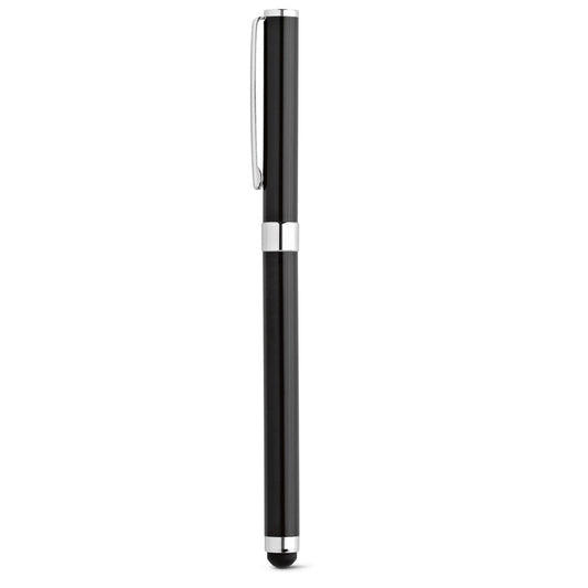 TOUCH promotional pen in black with custom logo branding