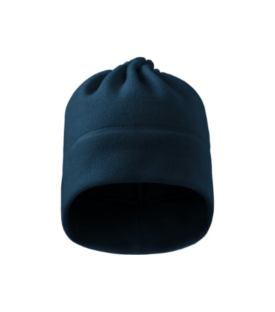 MALFINI PRACTIC Unisex fleece hat in navy blue - promotional clothing printed with your company logo