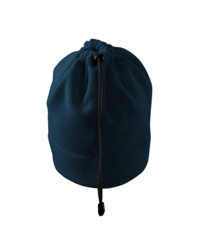 MALFINI PRACTIC Unisex fleece hat in navy blue - promotional clothing printed with your company logo