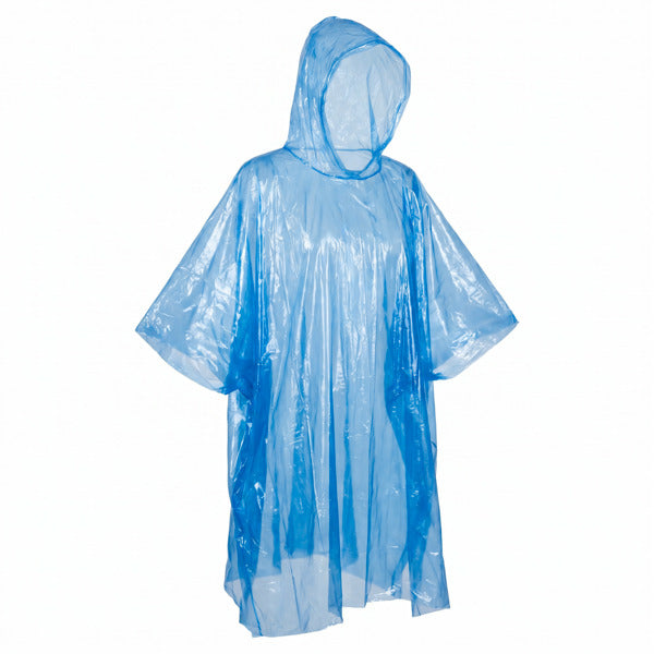 Stamina SHAKA Low-density polyethylene (LDPE) rain poncho in white - promotional merchandise printed with your company logo