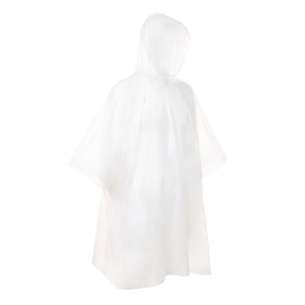 Stamina PLA VOSTOK Polylactic acid (PLA) rain poncho in transparent - promotional merchandise printed with your company logo