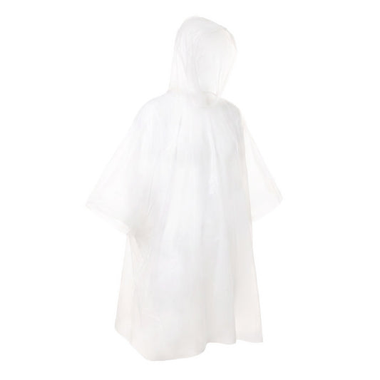 Stamina PLA VOSTOK Polylactic acid (PLA) rain poncho in transparent - promotional merchandise printed with your company logo