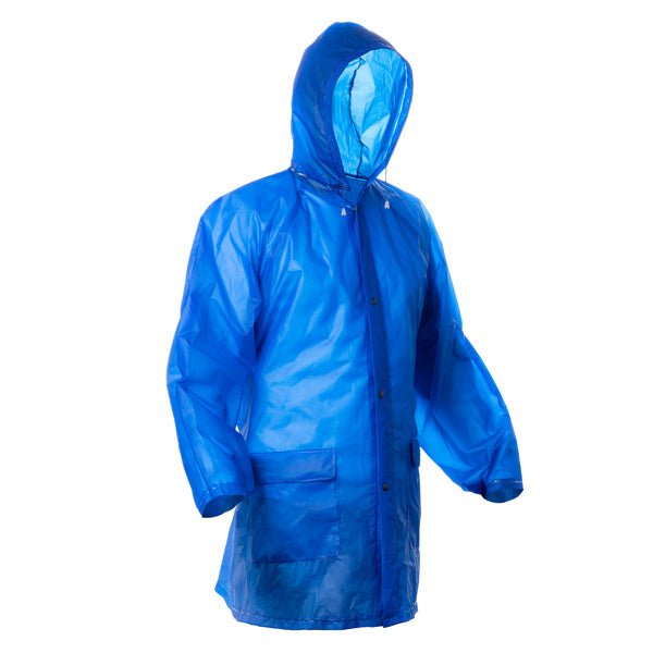 Stamina BAIKAL Waterproof raincoat with heat-sealed edges in white - promotional merchandise printed with your company logo