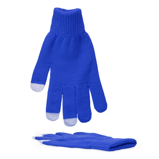 Stamina ZELAND Acrylic touchscreen gloves in royal blue - promotional merchandise printed with your company logo