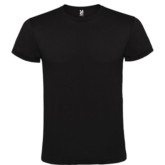 ROLY ATOMIC 150 Men's T-shirt in black - promotional clothing printed with your company logo