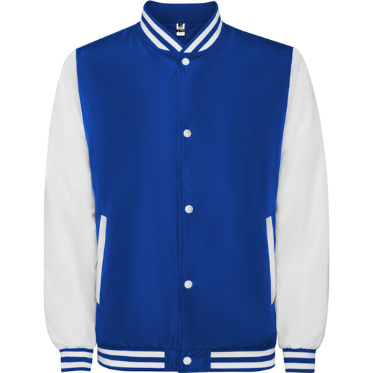 ROLY CALIFORNIA Unisex jacket in royal blue/white - promotional clothing printed with your company logo