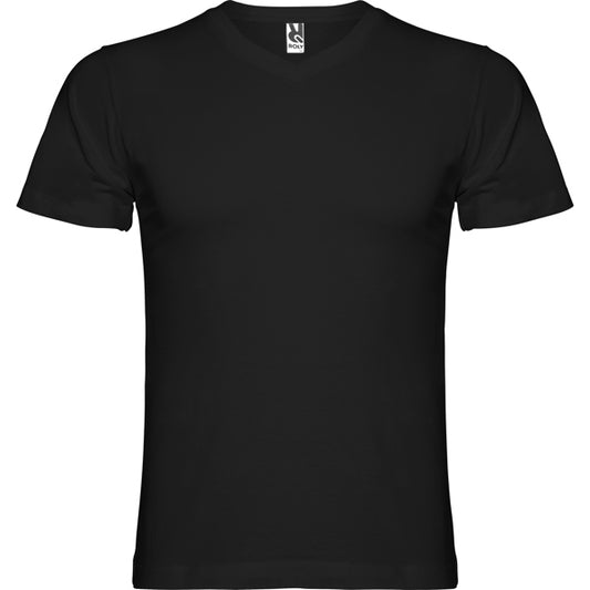 ROLY SAMOYEDO Men's T-shirt in black - promotional clothing printed with your company logo