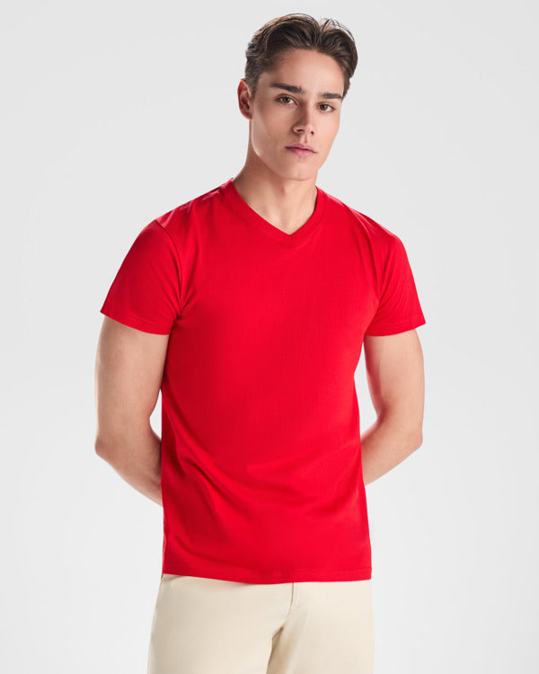 ROLY SAMOYEDO Men's T-shirt in white - promotional clothing printed with your company logo