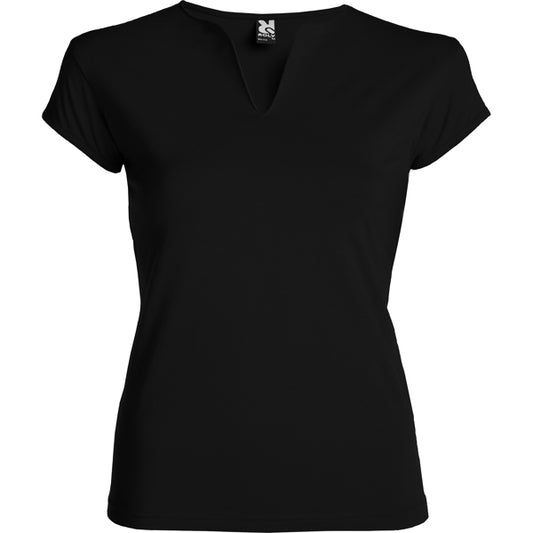 ROLY BELICE Women's T-shirt in black - promotional clothing printed with your company logo