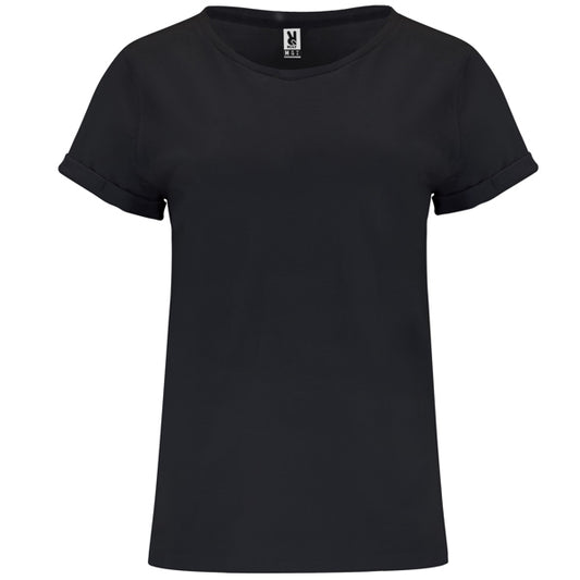 ROLY CIES Women's T-shirt in black - promotional clothing printed with your company logo