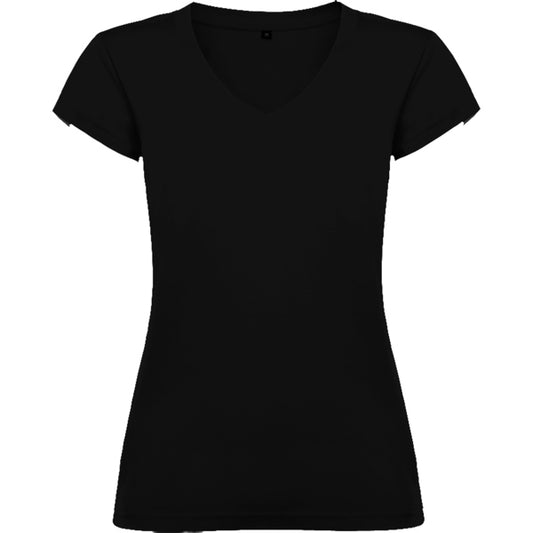 ROLY VICTORIA Women's T-shirt in black - promotional clothing printed with your company logo