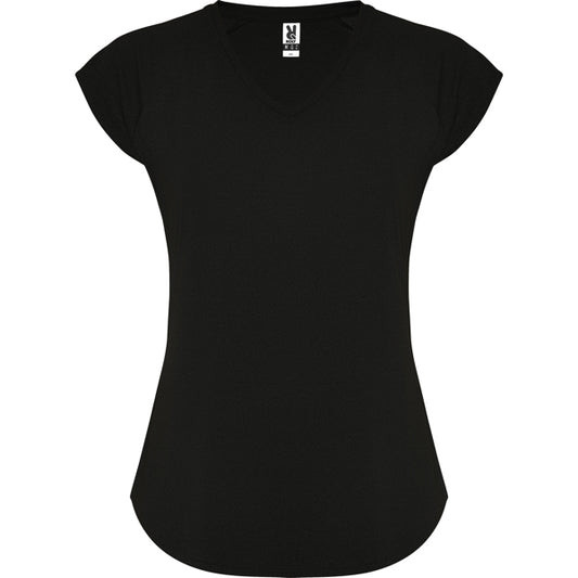 ROLY AVUS Women's T-shirt in black - promotional clothing printed with your company logo