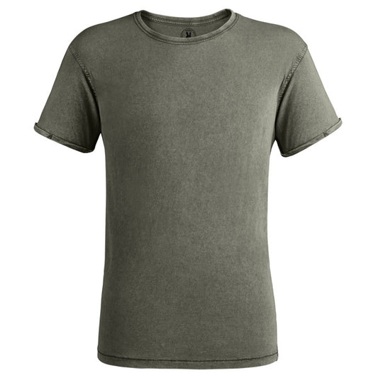 ROLY HUSKY Men's T-shirt in dark army green - promotional clothing printed with your company logo