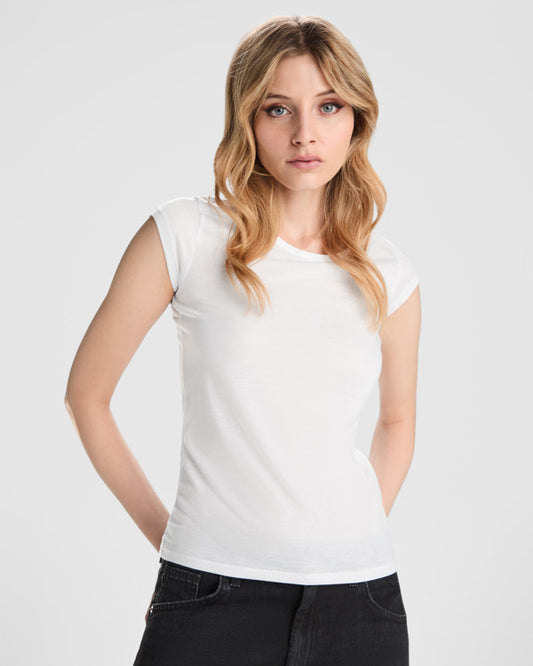 ROLY HAWAII Women's T-shirt in white - promotional clothing printed with your company logo