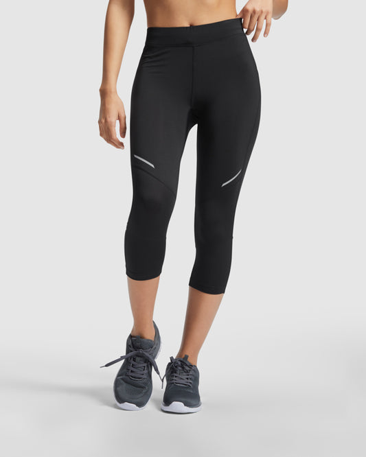 ROLY ICARIA WOMAN Women's leggings in black - promotional clothing printed with your company logo