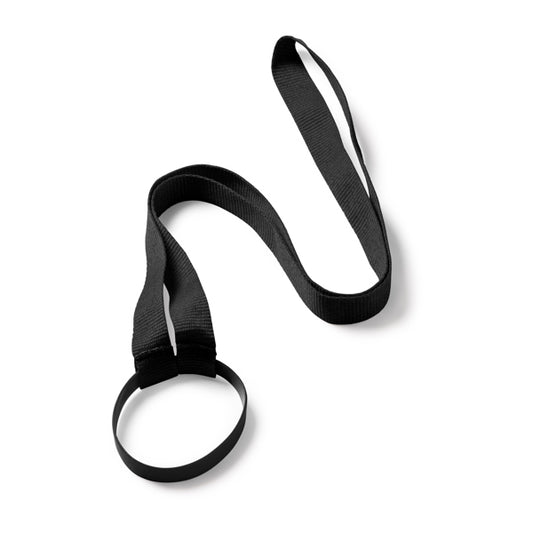 Stamina ALDAZ Cup lanyard holder in black - promotional merchandise printed with your company logo