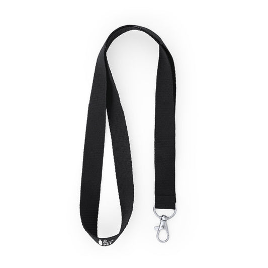 Stamina ECOHOST RPET lanyard in black - promotional merchandise printed with your company logo