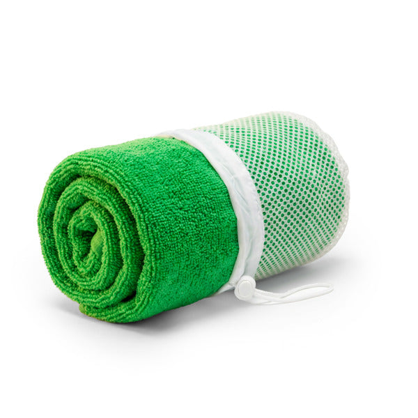 Stamina KELSEY Microfibre towel in white - promotional merchandise printed with your company logo