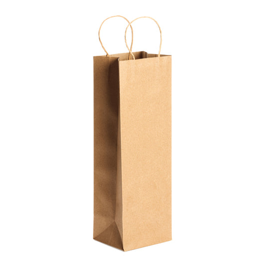 Stamina PINUS Gsm paper tote bag in beige - promotional merchandise printed with your company logo
