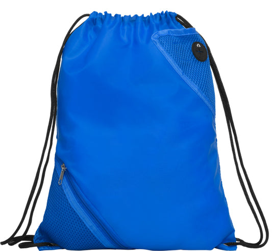 Stamina CUANCA All-purpose drawstring bag in royal blue - promotional merchandise printed with your company logo