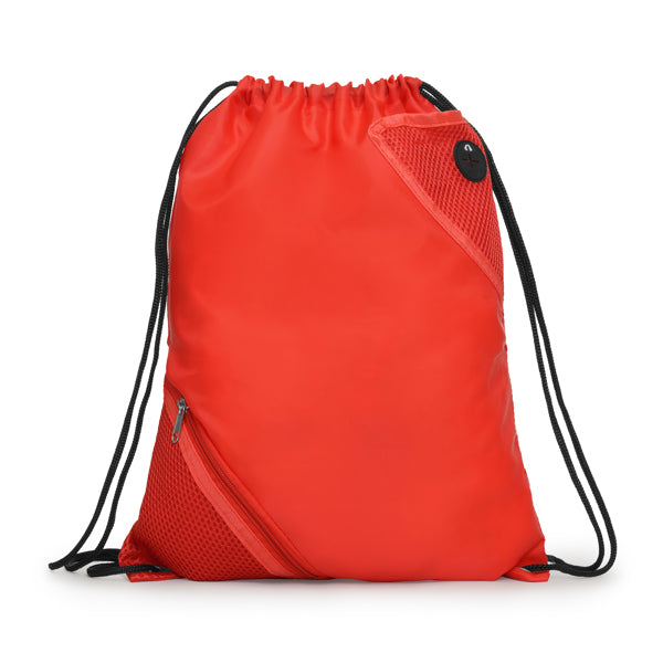 Stamina CUANCA All-purpose drawstring bag in black - promotional merchandise printed with your company logo