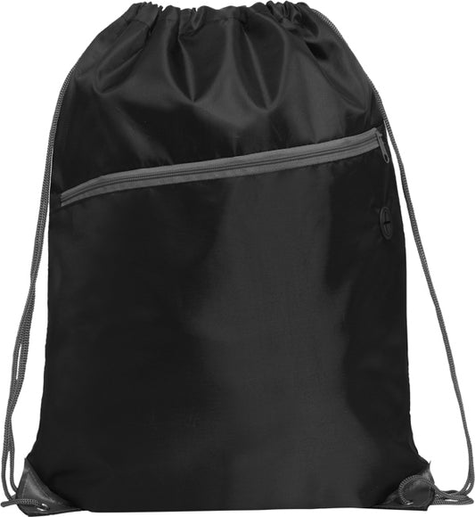 Stamina NINFA All-purpose drawstring bag in black - promotional merchandise printed with your company logo