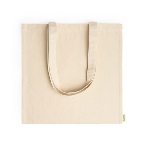 Stamina GRETA Organic cotton tote bag in beige - promotional merchandise printed with your company logo